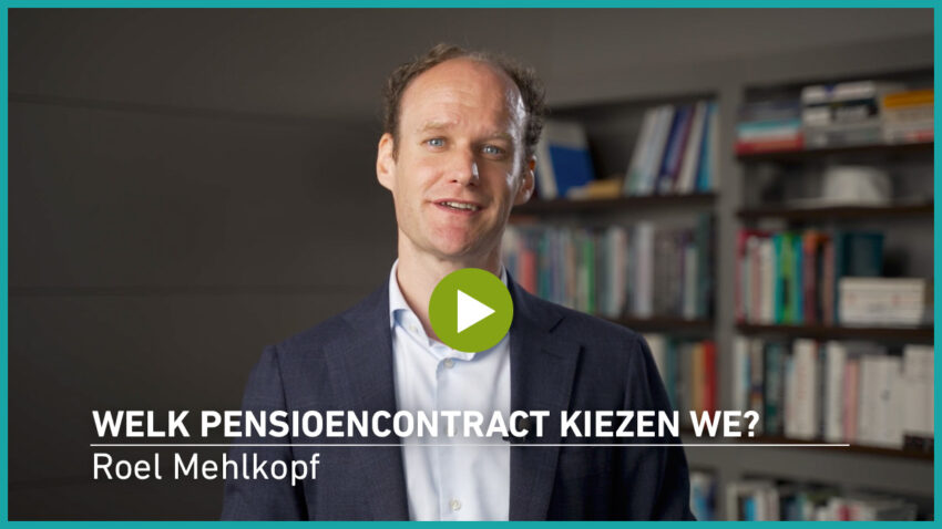 screenshot video roel Mehlkopf Welk pensioencontract kiezen we