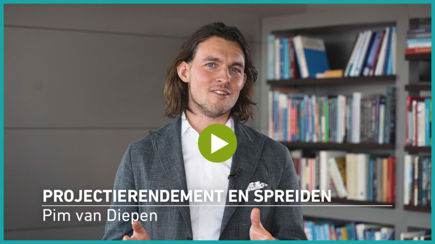 screenshot video Pim van Diepen Projectierendement en spreiden