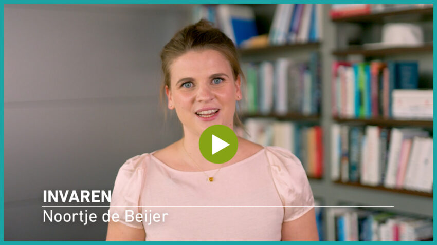 screenshot video Noortje de Beijer Invaren