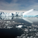 Antartica ice blocks