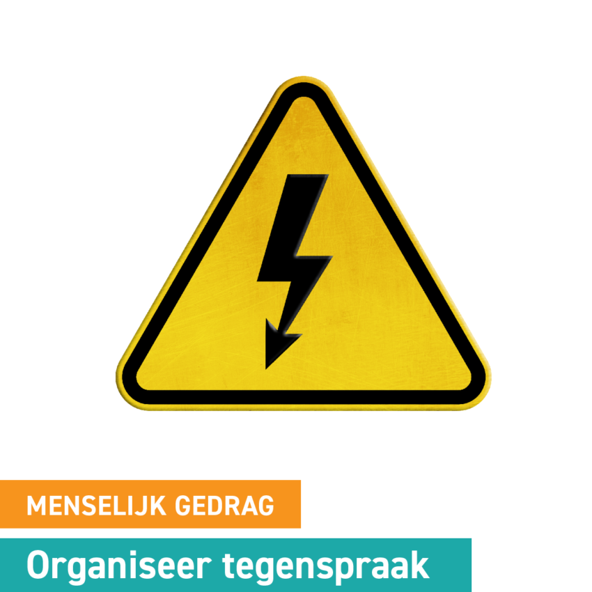 waarschuwingsbord electriciteit